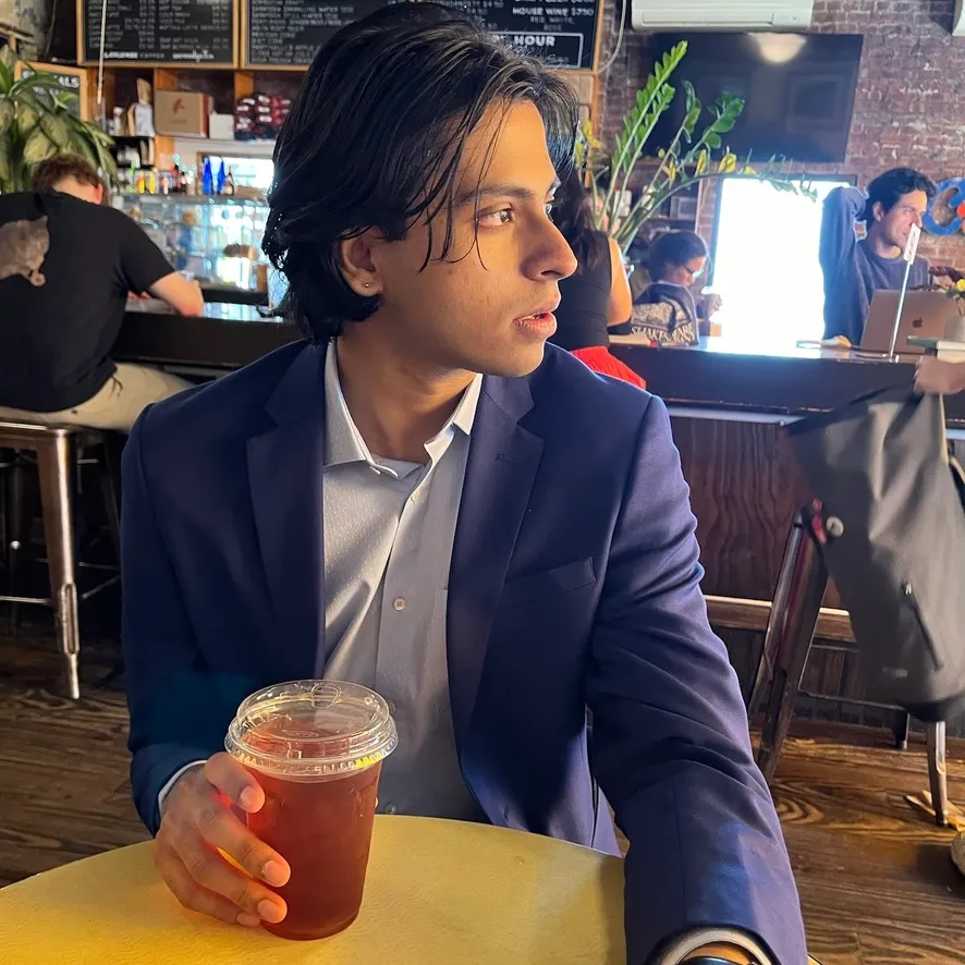 Photo of me at a café